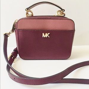 Michael Kors Mott Mini Pebble Leather Crossbody